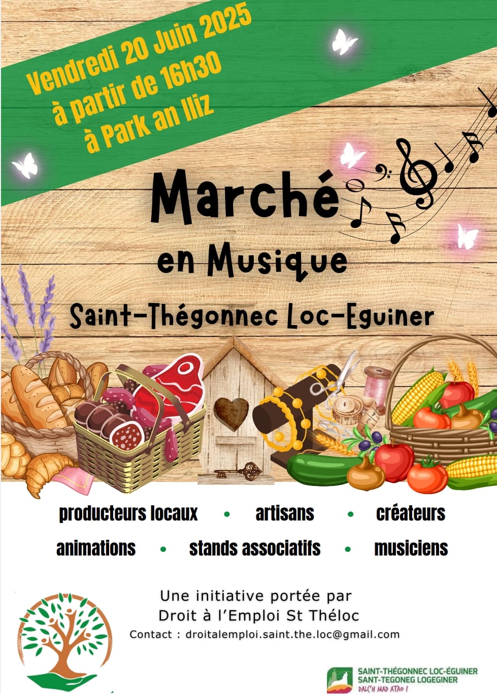 Marché en musique le vendredi 21 juin
